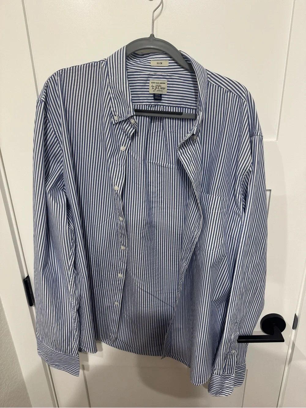 Jcrew Classic Blue Stripe Button-Down Shirt -